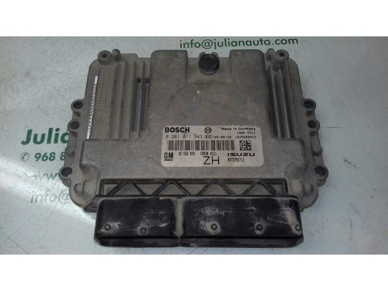 Recambio de centralita motor uce para opel astra h berlina elegance referencia OEM IAM 55556829 0281011943 BOSCH