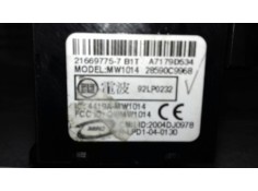 Recambio de antirrobo / llave contacto para nissan qashqai (j10) tekna referencia OEM IAM 28590C9918 5WK48644A SIEMENS 2