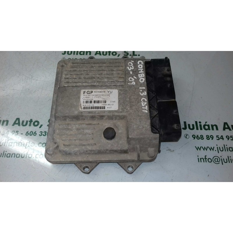 Recambio de centralita motor uce para opel combo (corsa c) familiar referencia OEM IAM 55194018YU 7160006203 MAGNETI MARELLI