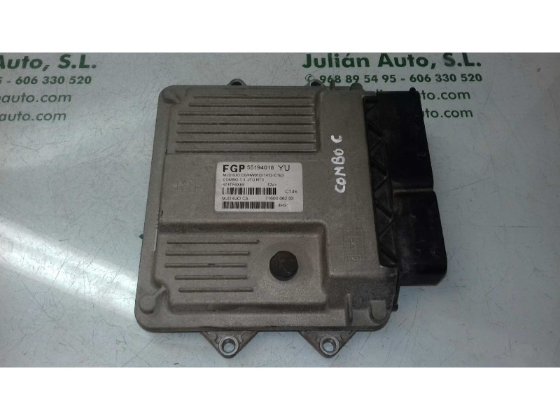 Recambio de centralita motor uce para opel combo (corsa c) familiar referencia OEM IAM 55194018YU 7160006203 MAGNETI MARELLI