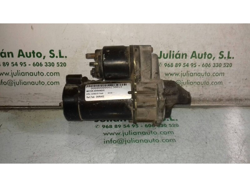 Recambio de motor arranque para opel corsa b fresh referencia OEM IAM D6RA62  VALEO