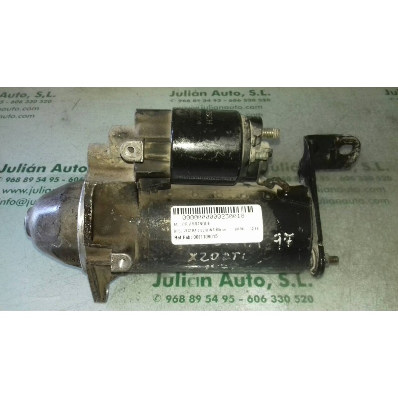 Recambio de motor arranque para opel vectra b berlina básico referencia OEM IAM 0001109015  BOSCH