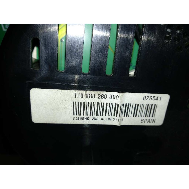 Recambio de cuadro instrumentos para seat toledo (5p2) stylance / style referencia OEM IAM 110080280009 5P0920823B SIEMENS-VDO