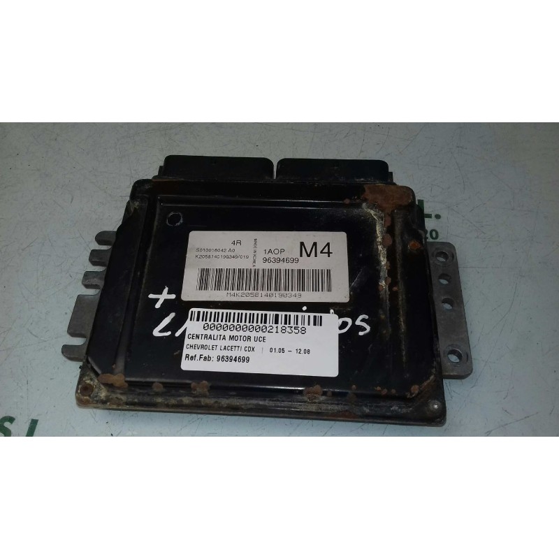 Recambio de centralita motor uce para chevrolet lacetti cdx referencia OEM IAM 96394699 S010016041A0 