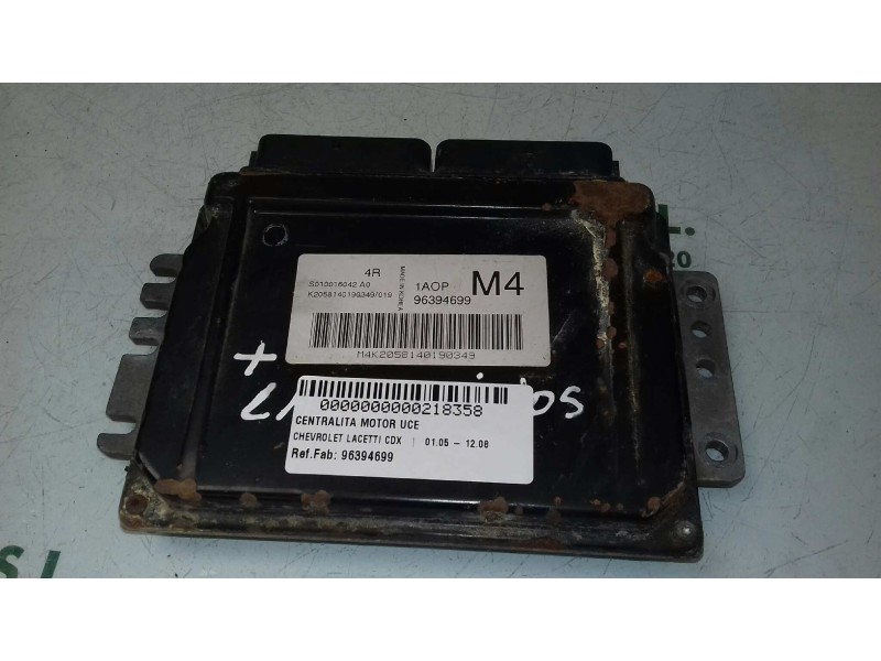 Recambio de centralita motor uce para chevrolet lacetti cdx referencia OEM IAM 96394699 S010016041A0 