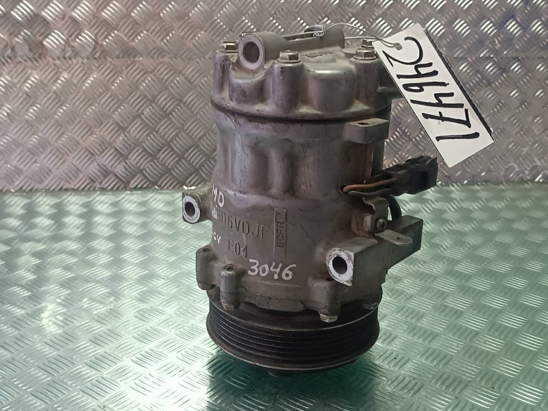 Recambio de compresor aire acondicionado para citroen nemo sx plus referencia OEM IAM 51893889 SD6V12 SANDEN