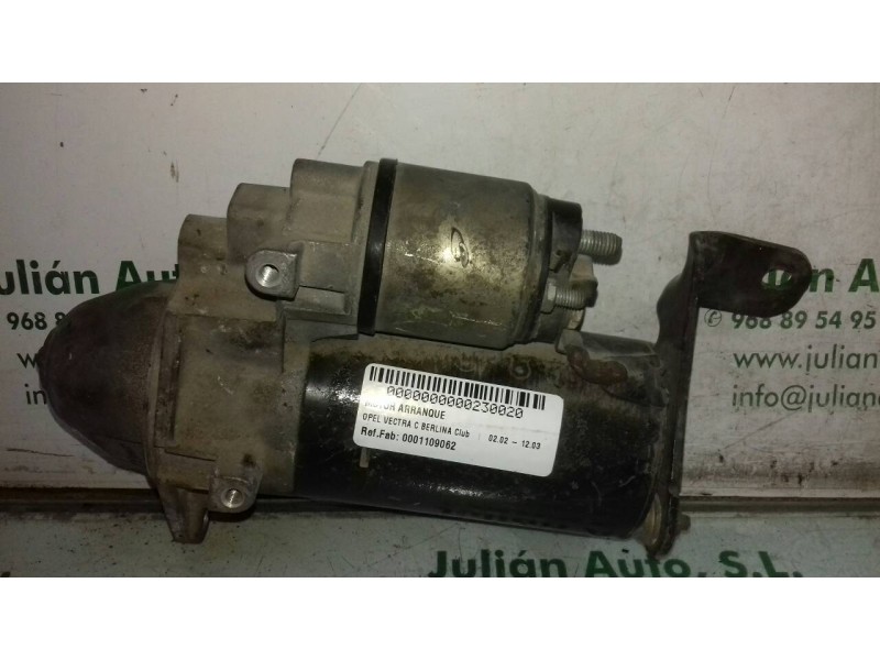 Recambio de motor arranque para opel vectra c berlina club referencia OEM IAM 0001109062  BOSCH