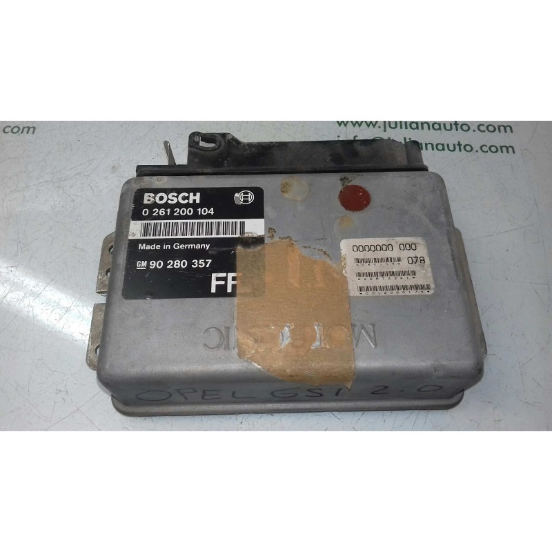 Recambio de centralita motor uce para opel astra f berlina 16v gsi referencia OEM IAM 90280357 0261200104 BOSCH