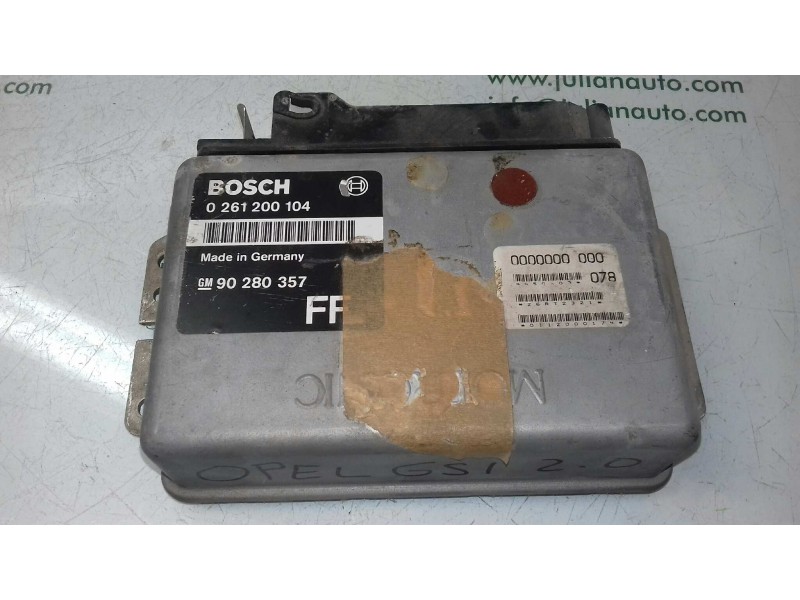 Recambio de centralita motor uce para opel astra f berlina 16v gsi referencia OEM IAM 90280357 0261200104 BOSCH