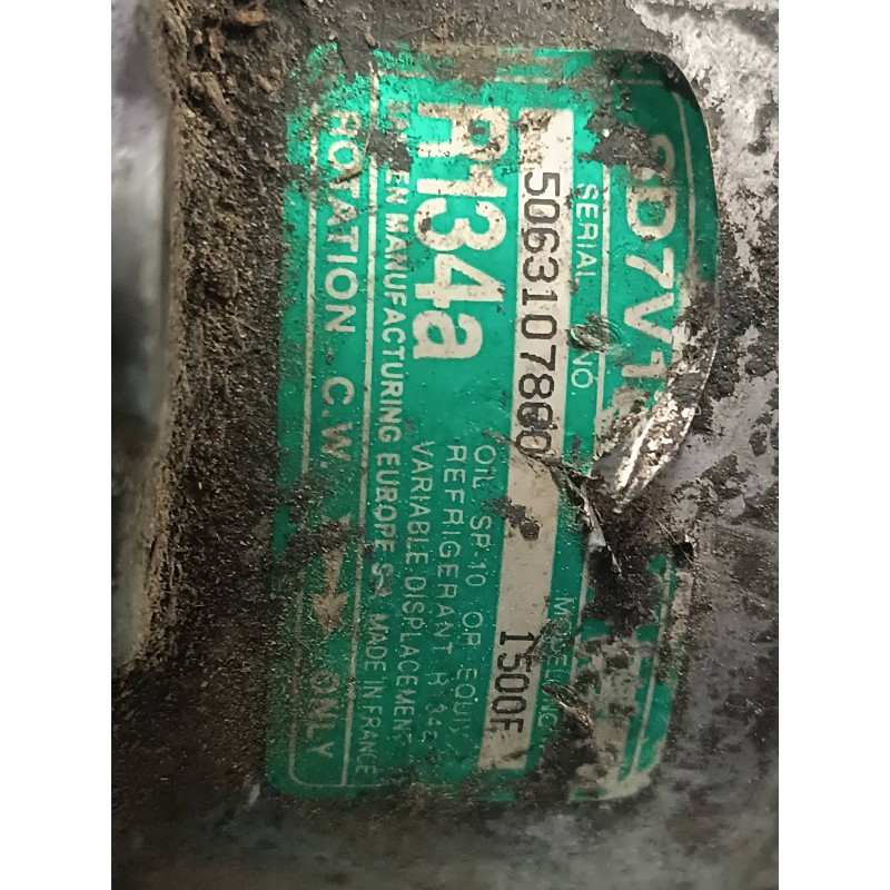 Recambio de compresor aire acondicionado para citroen saxo 1.5 d image referencia OEM IAM SD7V12 SD7V12 SANDEN