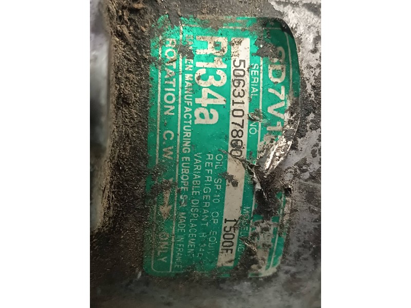 Recambio de compresor aire acondicionado para citroen saxo 1.5 d image referencia OEM IAM SD7V12 SD7V12 SANDEN