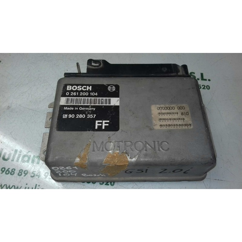 Recambio de centralita motor uce para opel astra f berlina 16v gsi referencia OEM IAM 90280357 0261200104 BOSCH