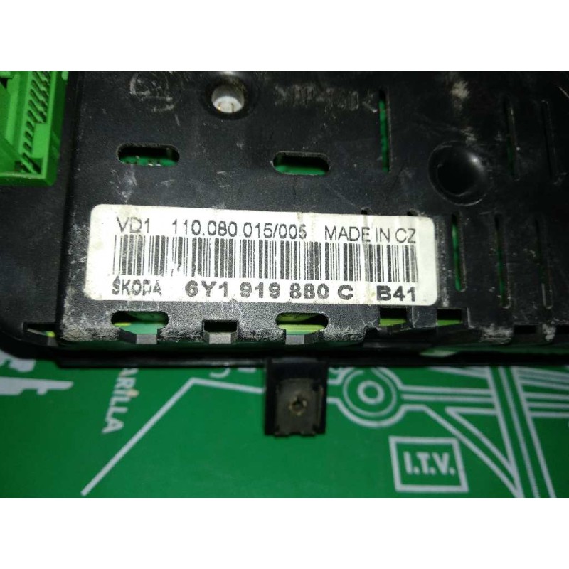 Recambio de cuadro instrumentos para skoda fabia (6y2/6y3) comfort line referencia OEM IAM 6Y1919880C 6Y1919880C VDO