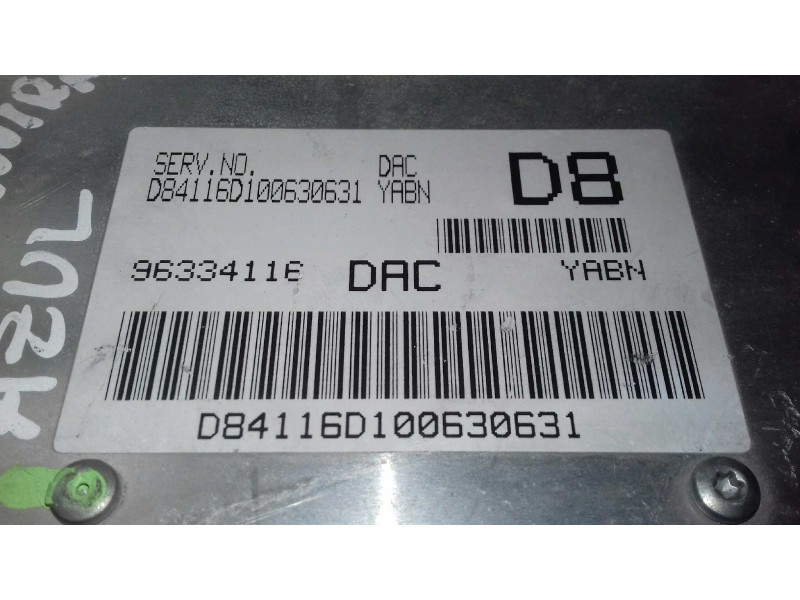 Recambio de centralita motor uce para daewoo nubira berlina se (1999) referencia OEM IAM 96334116  