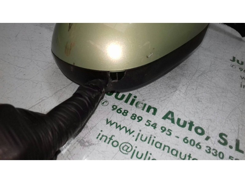 Recambio de retrovisor izquierdo para nissan micra (k12e) acenta referencia OEM IAM 30290A 12373140 ELECTRICO