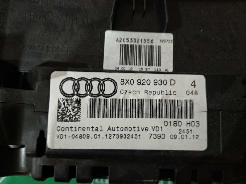 Recambio de cuadro instrumentos para audi a1 (8x) attraction referencia OEM IAM A2C53321556 8X0920930D VDO