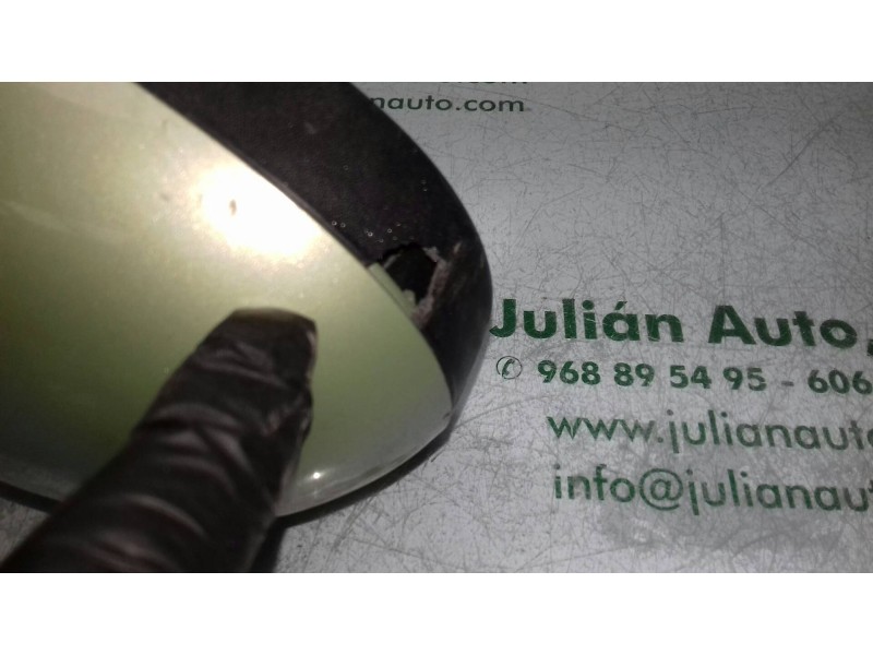 Recambio de retrovisor izquierdo para nissan micra (k12e) acenta referencia OEM IAM 30290A 12373140 ELECTRICO