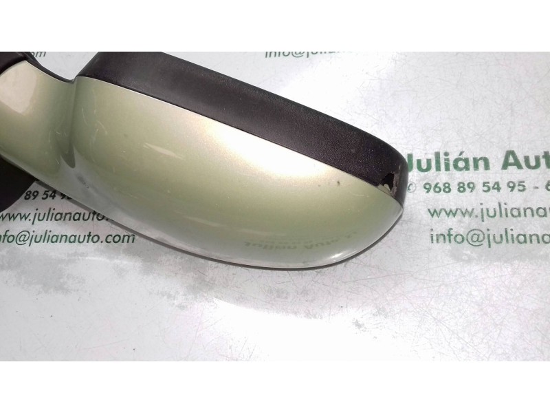 Recambio de retrovisor izquierdo para nissan micra (k12e) acenta referencia OEM IAM 30290A 12373140 ELECTRICO