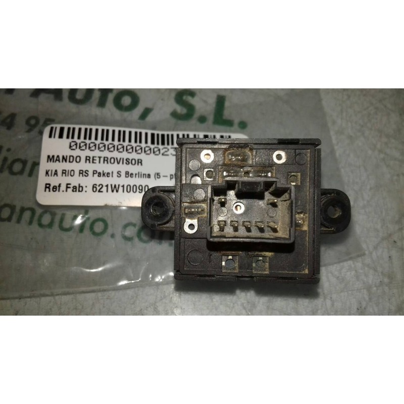 Recambio de mando retrovisor para kia rio rs paket s berlina (5-ptas.) referencia OEM IAM 621W10090  5+2 PINES