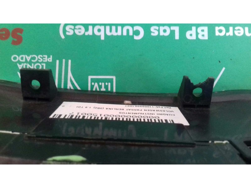 Recambio de cuadro instrumentos para volkswagen passat berlina (3b2) 1.9 tdi referencia OEM IAM 110008961007 3B0920820A VDO
