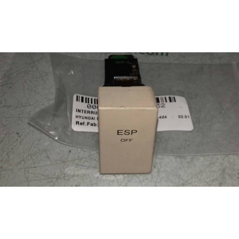 Recambio de interruptor para hyundai santa fe (sm) 2.0 gls crdi 4x4 referencia OEM IAM 025917774970 8199ABS1 ESP OFF