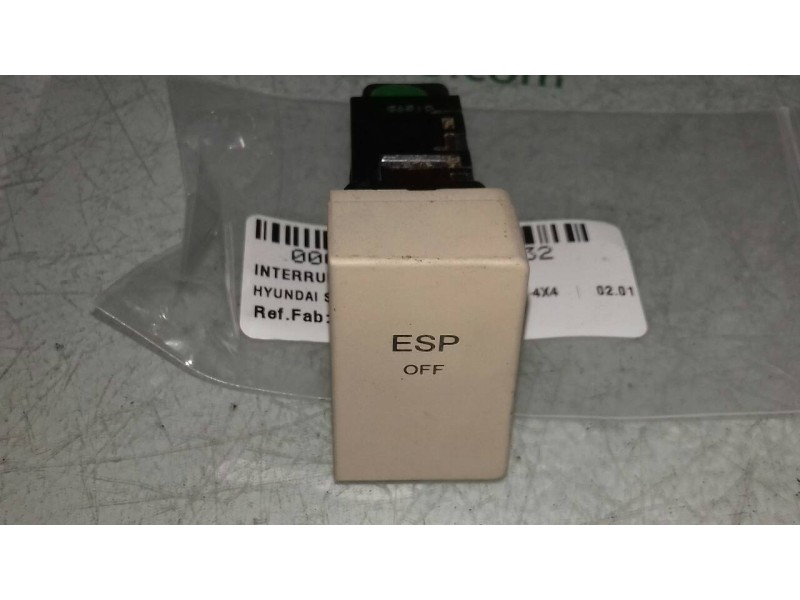 Recambio de interruptor para hyundai santa fe (sm) 2.0 gls crdi 4x4 referencia OEM IAM 025917774970 8199ABS1 ESP OFF