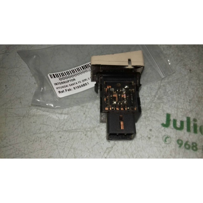 Recambio de interruptor para hyundai santa fe (sm) 2.0 gls crdi 4x4 referencia OEM IAM 025917774970 8199ABS1 ESP OFF