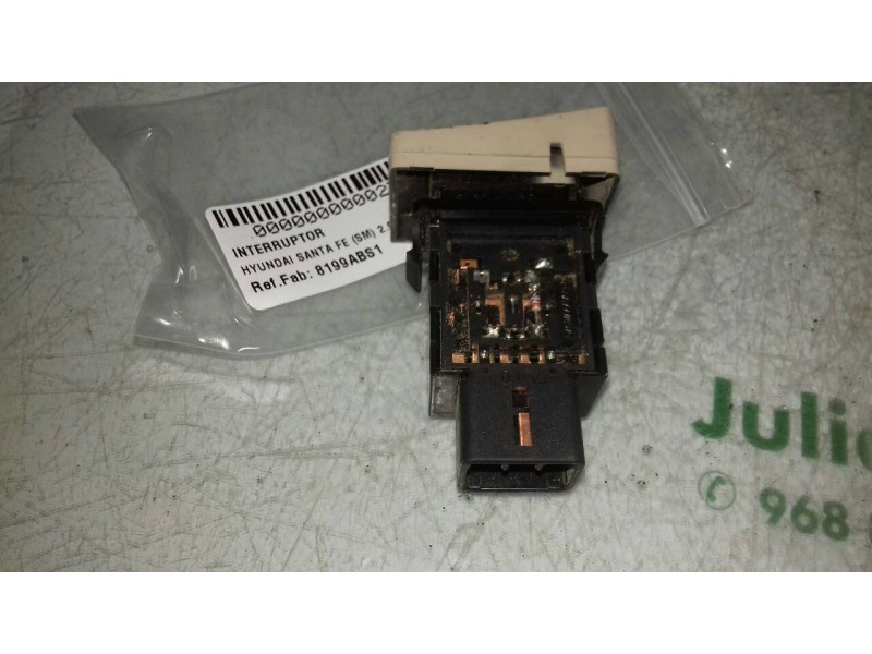 Recambio de interruptor para hyundai santa fe (sm) 2.0 gls crdi 4x4 referencia OEM IAM 025917774970 8199ABS1 ESP OFF