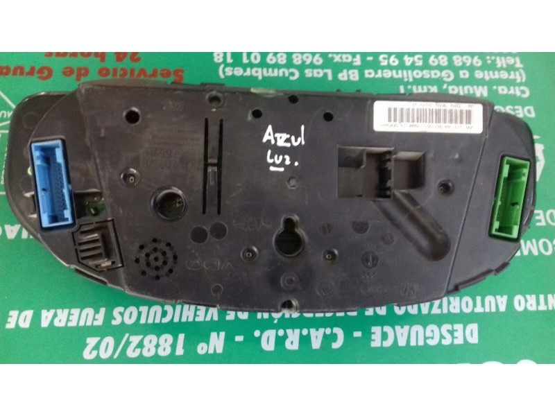 Recambio de cuadro instrumentos para volkswagen passat berlina (3b2) 1.9 tdi referencia OEM IAM 110008961007 3B0920820A VDO