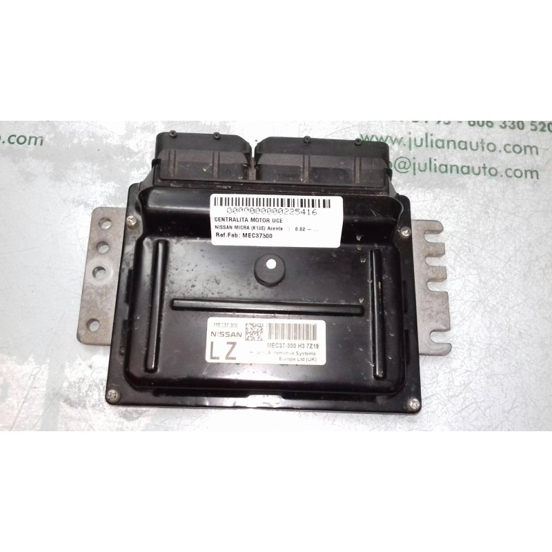 Recambio de centralita motor uce para nissan micra (k12e) acenta referencia OEM IAM MEC37300 MEC37300H37Z19 