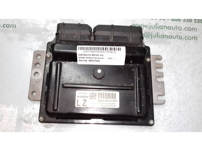Recambio de centralita motor uce para nissan micra (k12e) acenta referencia OEM IAM MEC37300 MEC37300H37Z19 