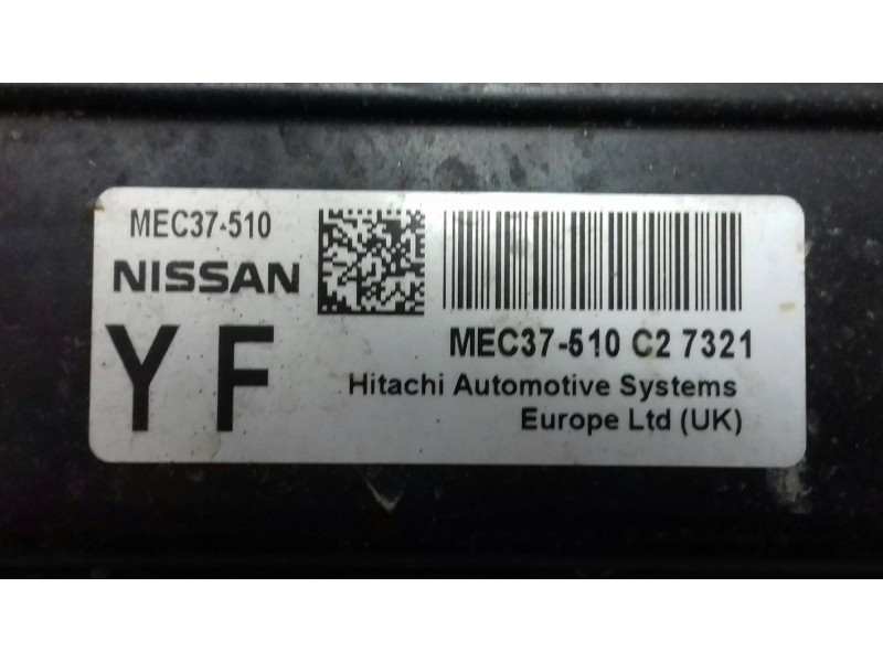 Recambio de centralita motor uce para nissan note (e11e) acenta referencia OEM IAM MEC37510 MEC37510C27321 HITACHI