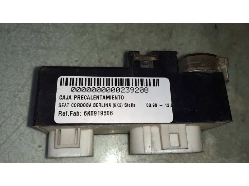 Recambio de caja reles / fusibles para seat cordoba berlina (6k2) stella referencia OEM IAM 6K0919506 898846000 VENTILADORES