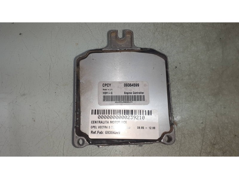Recambio de centralita motor uce para opel vectra b berlina básico referencia OEM IAM 09364599 CPCY GM - DELCO
