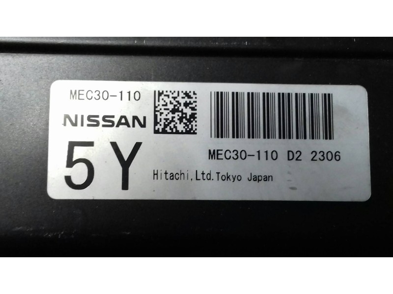 Recambio de centralita motor uce para nissan primera berlina (p12) acenta referencia OEM IAM MEC30110 MEC30110D22306 5Y