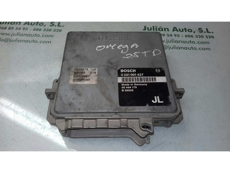 Recambio de centralita motor uce para opel omega b básico berlina referencia OEM IAM 90494179 0281001427 BOSCH
