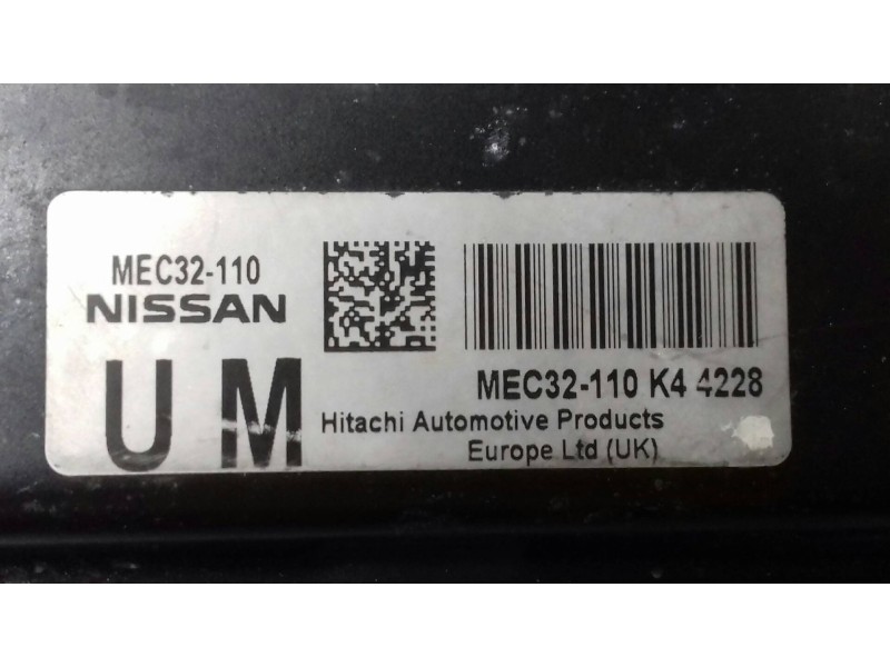 Recambio de centralita motor uce para nissan micra (k12e) acenta referencia OEM IAM MEC32110 MEC32110K44228 HITACHI