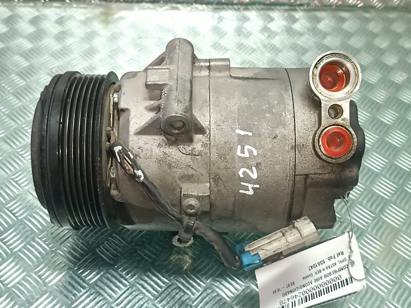 Recambio de compresor aire acondicionado para opel astra h ber. cosmo referencia OEM IAM 6561047  DELPHI