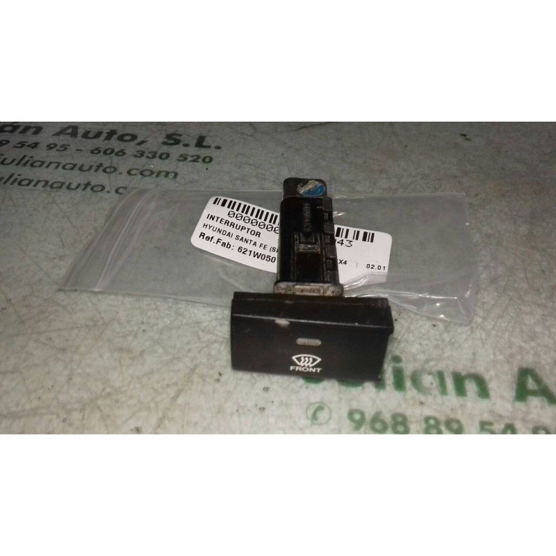 Recambio de interruptor para hyundai santa fe (sm) 2.0 gls crdi 4x4 referencia OEM IAM 621W05010 4+2 PINES LUNA TERMICA