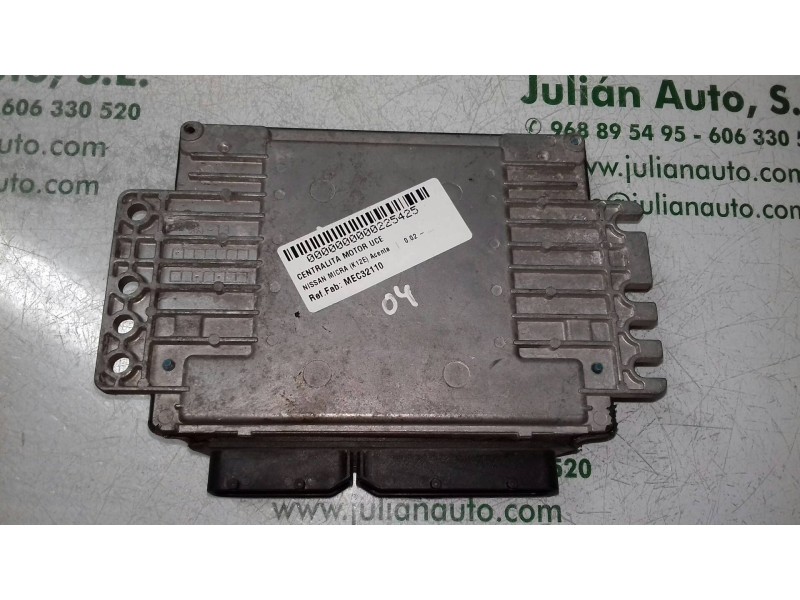 Recambio de centralita motor uce para nissan micra (k12e) acenta referencia OEM IAM MEC32110 MEC32110K44228 HITACHI