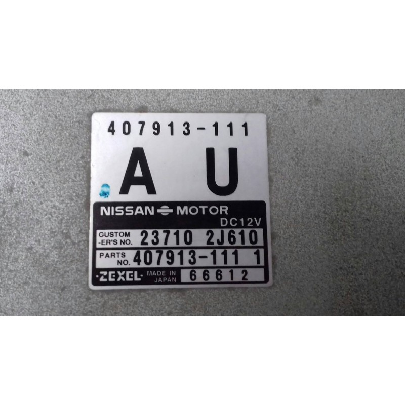 Recambio de centralita motor uce para nissan primera berlina (p11) 2.0 turbodiesel cat referencia OEM IAM 237102J610 4079131111 
