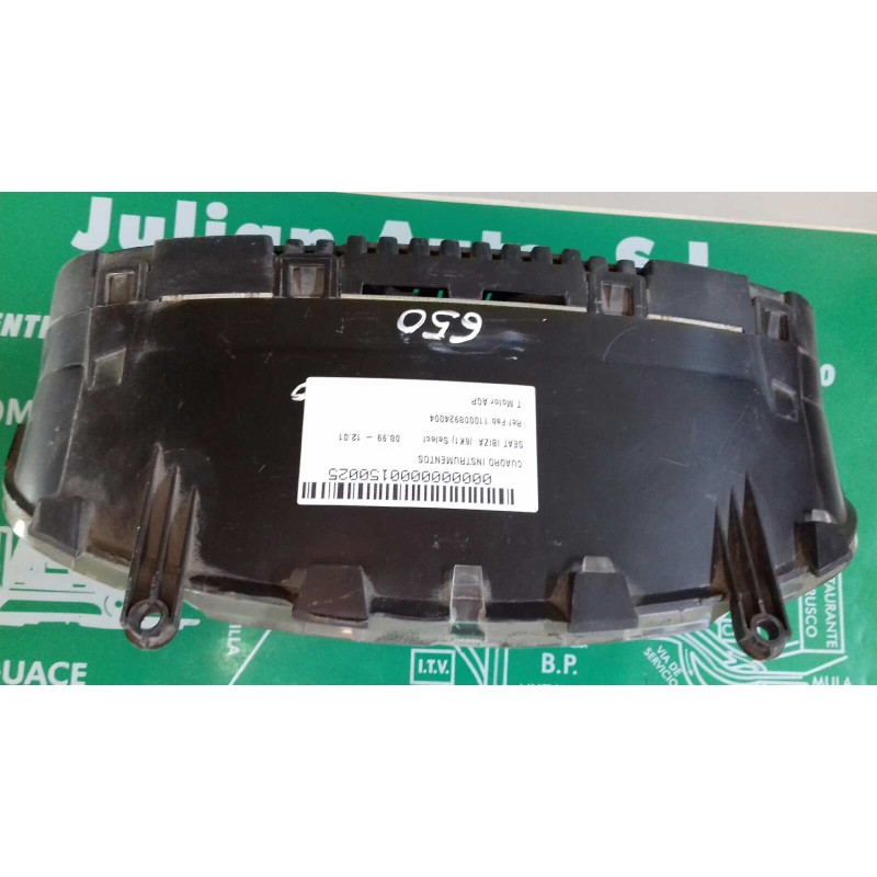 Recambio de cuadro instrumentos para seat ibiza (6k1) select referencia OEM IAM 110008924004 W06K0920850C VDO