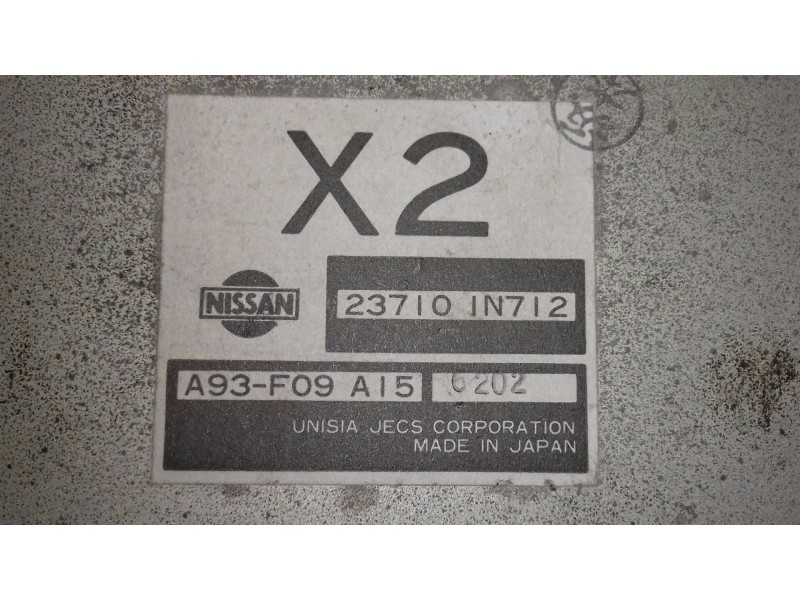 Recambio de centralita motor uce para nissan almera (n15) gx referencia OEM IAM 237101N712 A93F09A15 X2