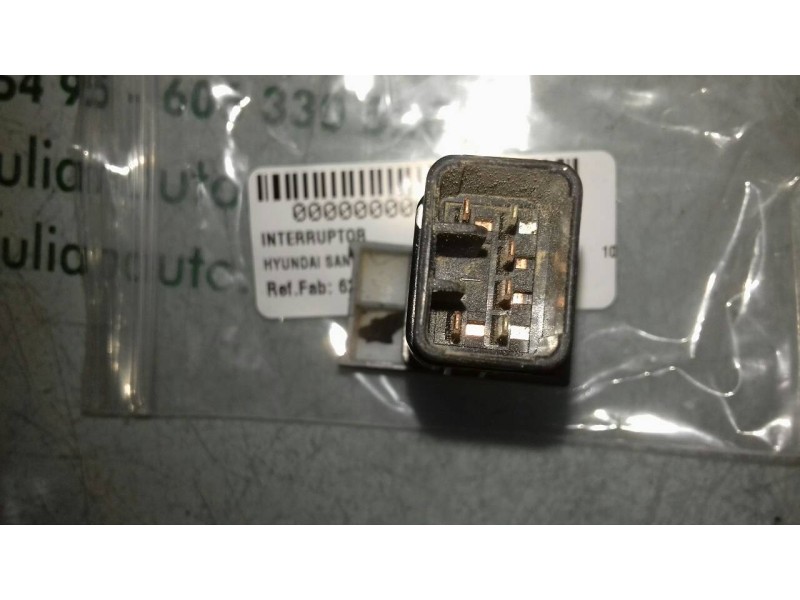 Recambio de interruptor para hyundai santa fe (sm) 2.0 crdi vgt comfort referencia OEM IAM 621W05010 4+2 PINES LUNA TERMICA