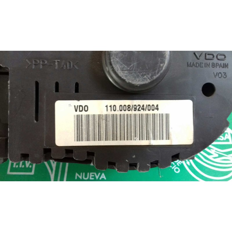 Recambio de cuadro instrumentos para seat ibiza (6k1) select referencia OEM IAM 110008924004 W06K0920850C VDO
