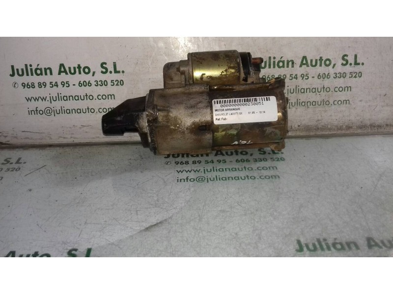 Recambio de motor arranque para chevrolet lacetti sx referencia OEM IAM   