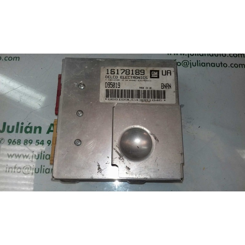 Recambio de centralita motor uce para opel corsa c blue line referencia OEM IAM 16178189 D95019 DELCO ELECTRONICS