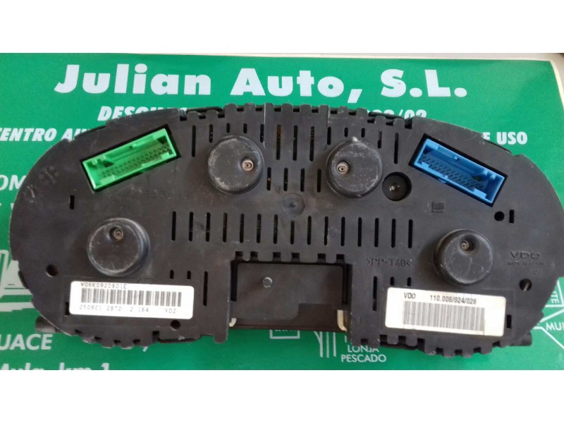 Recambio de cuadro instrumentos para seat ibiza (6k1) 1.9 sdi referencia OEM IAM 110008924028 W06K0920801E VDO