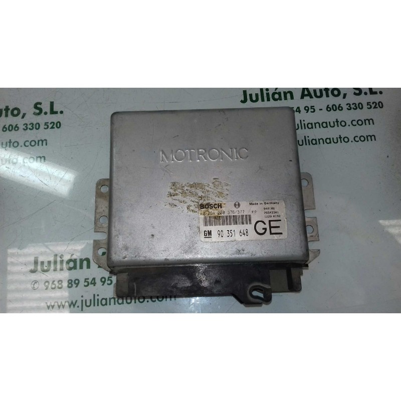 Recambio de centralita motor uce para opel vectra a cdx referencia OEM IAM 90351648 0261200376/377 BOSCH