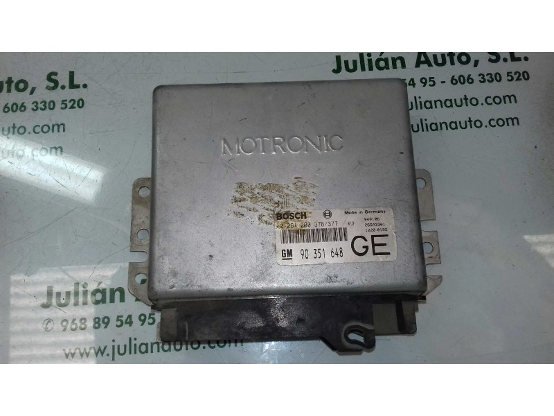 Recambio de centralita motor uce para opel vectra a cdx referencia OEM IAM 90351648 0261200376/377 BOSCH